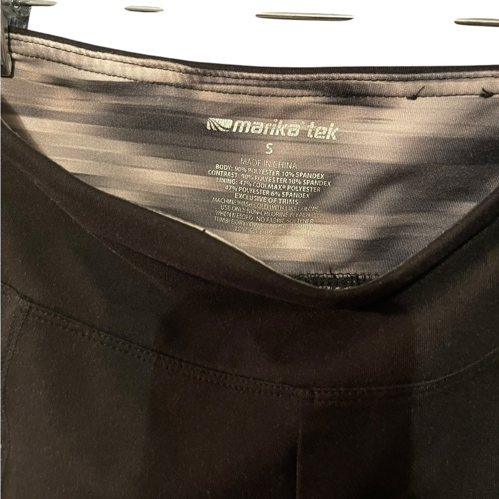 Marika Black and Gray Patterned Leggings - Picture 3 of 3
